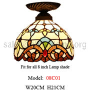 fit 8 inch tiffany lampshade